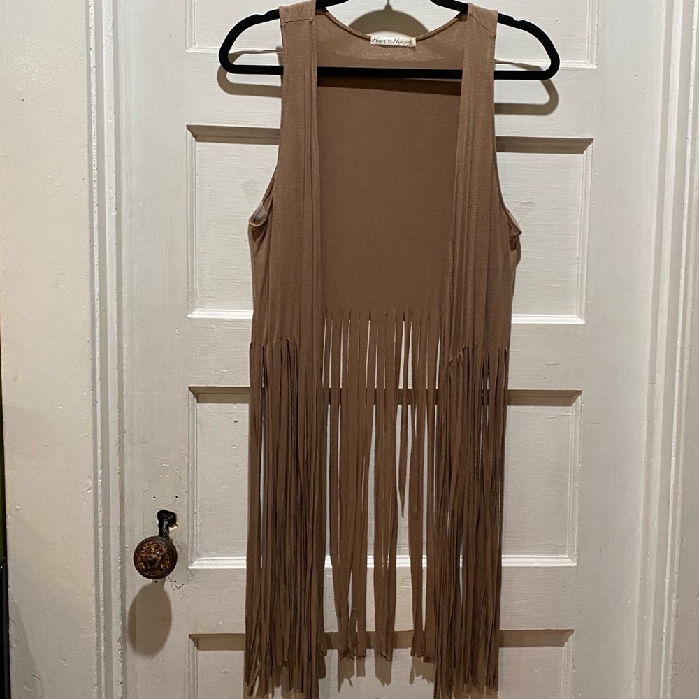 Boutique purchase. Fringe tank vest